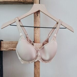 Wacoal Basic Benefits Contour Lace Bra – Size 32DD– Nude Beige (Discontinued)